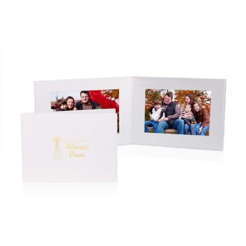 Corporate Gifts - Desk Accessories - Picture Frames - Perkins Double Folder - White