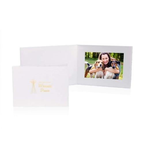 Corporate Gifts - Desk Accessories - Picture Frames - Roxbury Single Folder - White