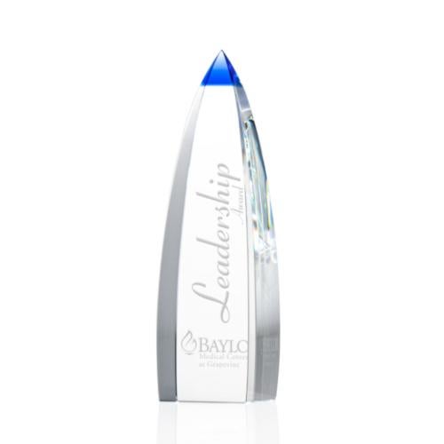 Awards and Trophies - Crystal Awards - Aerowood Obelisk Crystal Award