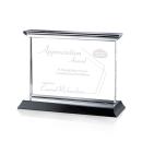 Tobermory Black (Horizontal) Rectangle Crystal Award