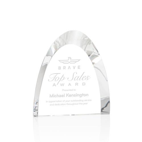 Awards and Trophies - Crystal Awards - Omega Peaks Crystal Award