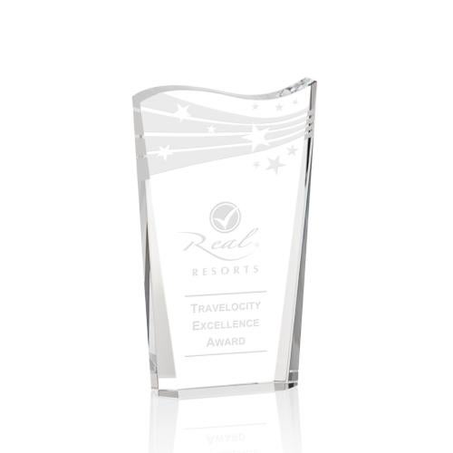Awards and Trophies - Crystal Awards - Violetta Unique Crystal Award