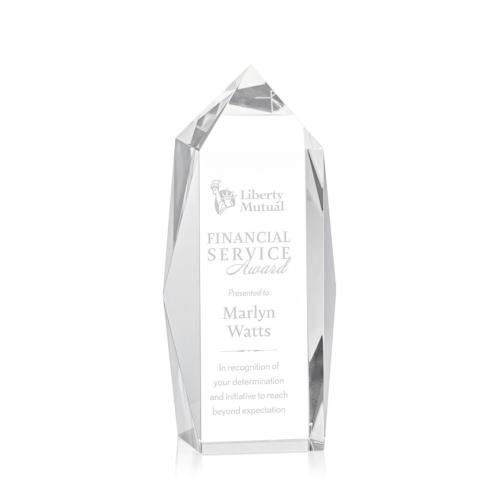 Awards and Trophies - Crystal Awards - Bloomington Obelisk Crystal Award
