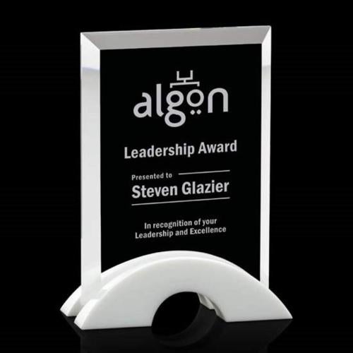 Awards and Trophies - Crystal Awards - Bateman Rectangle Crystal Award