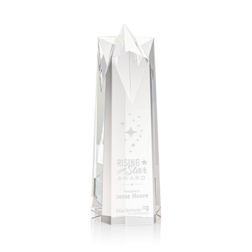 Awards and Trophies - Crystal Awards - Ellesmere Star Obelisk Crystal Award