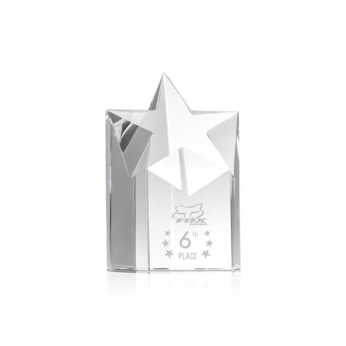 Awards and Trophies - Crystal Awards - Berkeley Tower Star Crystal Award