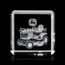 Davenport 3D Square / Cube Crystal Award