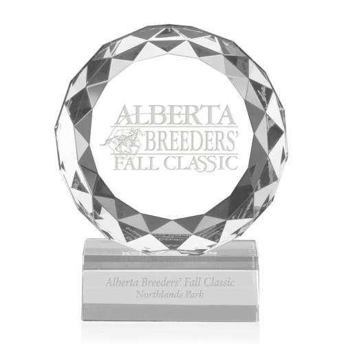 Awards and Trophies - Crystal Awards - Victory Circle Crystal Award