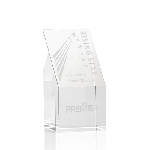 Awards and Trophies - Crystal Awards - Braxton Rectangle Crystal Award