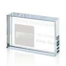 Maywood Rectangle Crystal Award