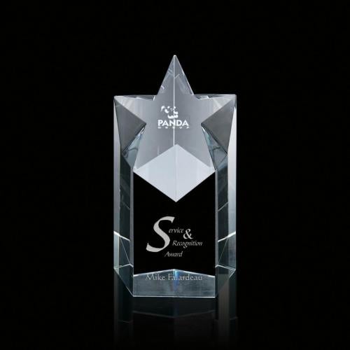 Awards and Trophies - Crystal Awards - Star Tower Towers Crystal Award