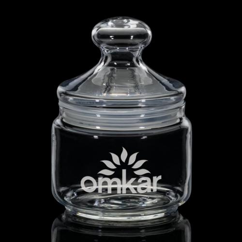 Promotional Products - Housewares - Barrels & Jars - Somerset Jar & Lid - Deep Etch