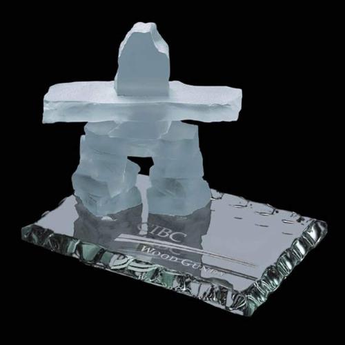 Awards and Trophies - Patriotic Awards - Inukshuk on Jade