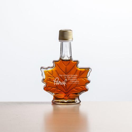 Corporate Gifts - Maple Syrup - Maple Syrup - Maple Leaf - Deep Etch