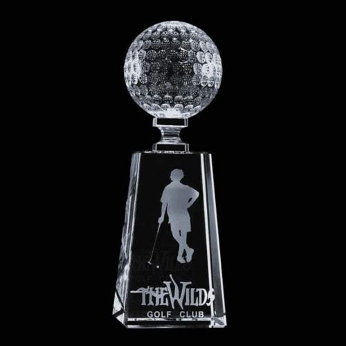 Awards and Trophies - Golf Awards - Cairns Golf Tower Towers Crystal Award
