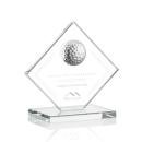 Barrick Golf Clear Diamond Crystal Award