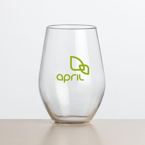 Corporate Gifts - Barware - Wine Glasses - Stemless - Vale Stemless Wine - Imprinted