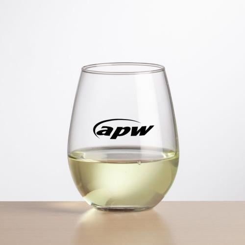 Corporate Gifts - Barware - Wine Glasses - Stemless - Ossington Stemless Wine - Imprinted