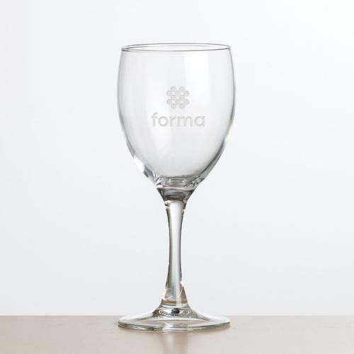 Corporate Gifts - Barware - Wine Glasses - Carberry Wine - Deep Etch 