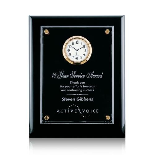 Corporate Gifts - Clocks - Hammond Clock - Black