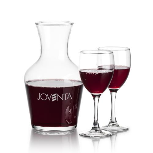 Corporate Gifts - Barware - Gift Sets - Summit Carafe & Carberry Wine Set