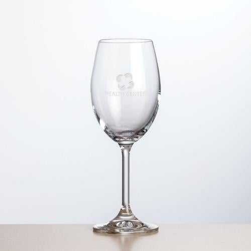 Corporate Gifts - Barware - Wine Glasses - Naples Wine - Deep Etch