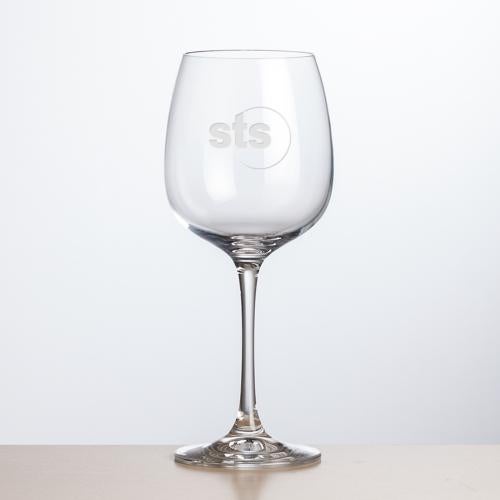 Corporate Gifts - Barware - Wine Glasses - Danforth Wine - Deep Etch 