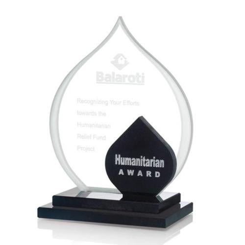 Awards and Trophies - Crystal Awards - Southwell Tear Drop Crystal Award