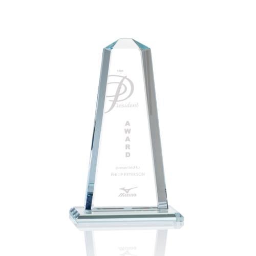 Awards and Trophies - Crystal Awards - Pinnacle Clear Towers Crystal Award