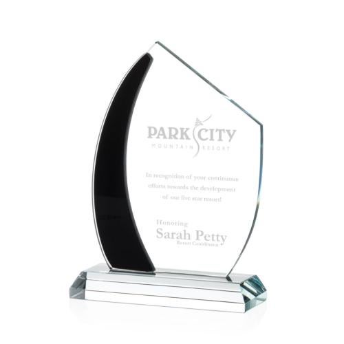 Awards and Trophies - Crystal Awards - Hausner Black Peaks Crystal Award