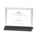 Rainsworth Black/Horizontal Rectangle Crystal Award