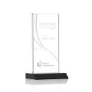 Keane Liquid&trade;  Black Rectangle Crystal Award