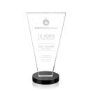 Burney Black Polygon Crystal Award