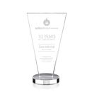 Burney Clear Polygon Crystal Award
