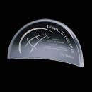 Bluffwood Starfire Crescent Crystal Award