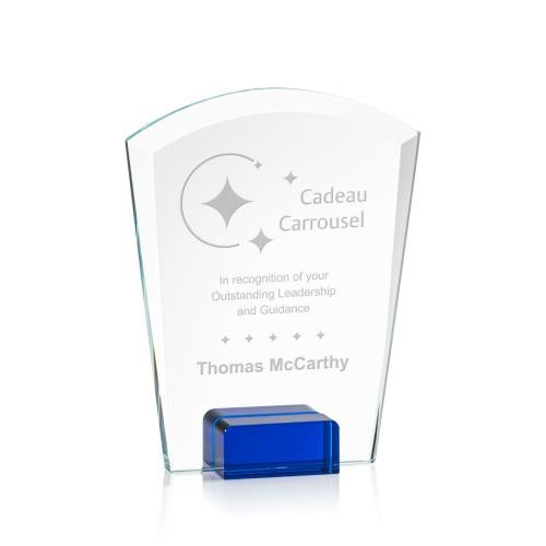 Awards and Trophies - Crystal Awards - Lola Blue Peaks Crystal Award