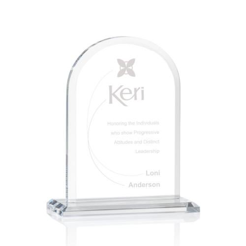 Awards and Trophies - Crystal Awards - Bridgeport Clear Peaks Crystal Award