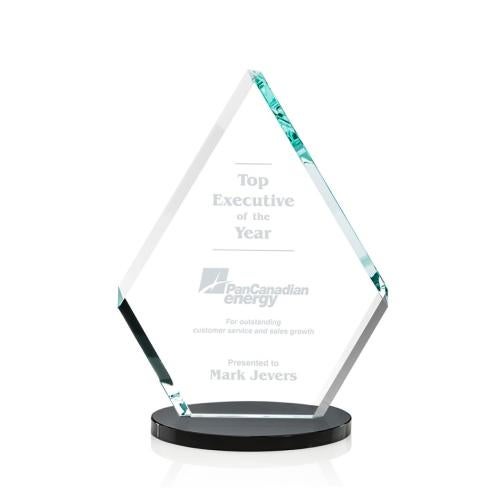 Awards and Trophies - Crystal Awards - Canton Black Crystal Award