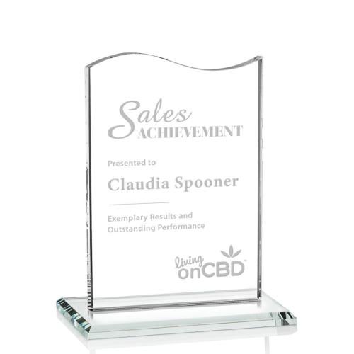 Awards and Trophies - Crystal Awards - Unity Clear Unique Crystal Award