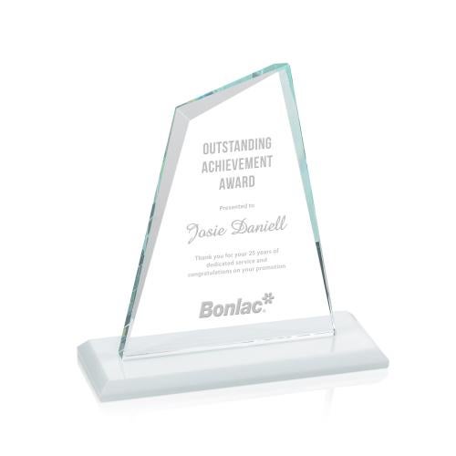 Awards and Trophies - Crystal Awards - Summit White Peaks Crystal Award