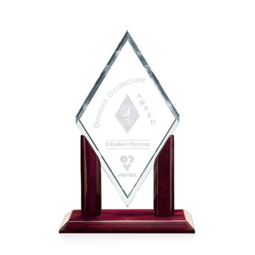 Awards and Trophies - Crystal Awards - Mayfair Starfire Diamond Crystal Award