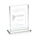 Emperor Starfire Rectangle Crystal Award