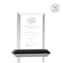 Harrington Black Rectangle Crystal Award