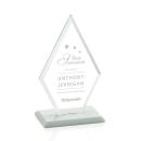 Tuscany White Diamond Crystal Award