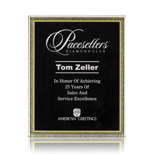 Awards and Trophies - Plaque Awards - Signet - Gold