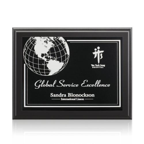 Awards and Trophies - Plaque Awards - Farnsworth/Gemini - Black/Black