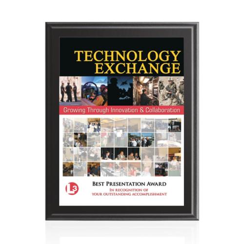 Awards and Trophies - Plaque Awards - Full Color Plaques - Farnsworth/AstroSub - Black/White