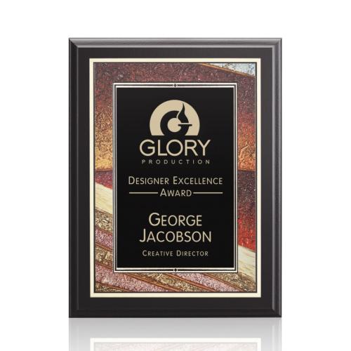 Awards and Trophies - Plaque Awards - Farnsworth/Albina - Black Finish