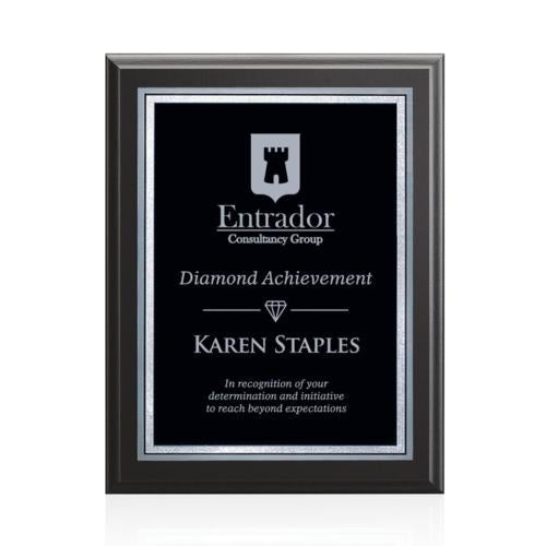 Awards and Trophies - Plaque Awards - Farnsworth/Savoy - Black