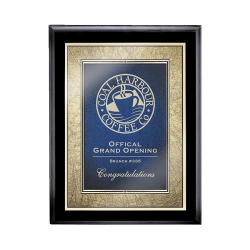 Awards and Trophies - Plaque Awards - Farnsworth/Tamara - Black/Blue